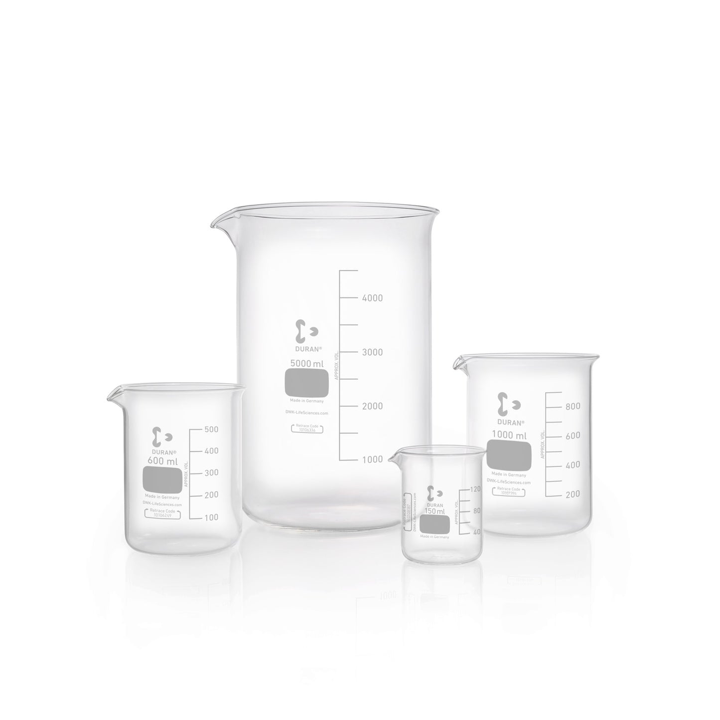 Beaker DURAN® 150ml, Low Form