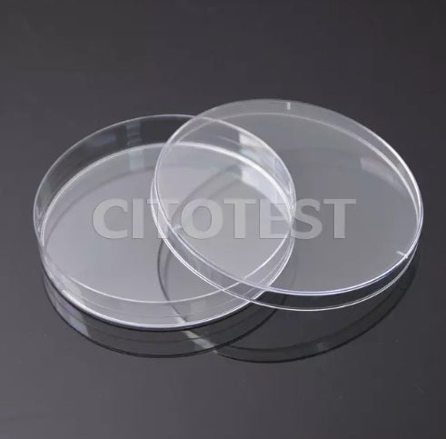 Petri Dishes, PS Material, Diameter: 90mm x 15mm, Vented, E.O.Sterile, 10 per sleeve