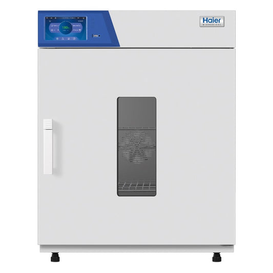 Haier HFS-160 Oven, Fan Forced Convection, Capacity 160L, fits up to 15 shelves. Touchscreen Control, Glass Window Door to View Samples during Operation.