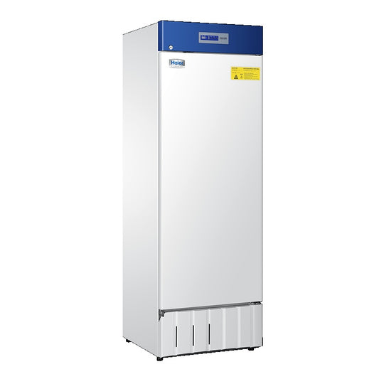Haier HLR-310FL Spark Free Refrigerator, Upright Cabinet, Capacity 310L with 4 Shelves, Power Supply: 220-240/50(V/Hz)