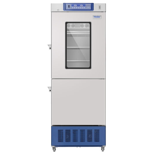 Haier HYCD-282A Combined Refrigerator, Capacity 185L and Freezer Capacity 97L, with Glass Window
