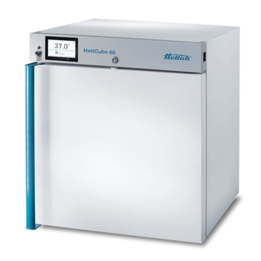 HettCube 60 Incubator (General Purpose), forced convection, temperature range 7,5 K above ambient temperature up to + 65 °C, Internal volume (l): 56, 220-240 V1~, 50-60 Hz