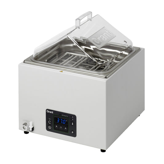 LSB12 Linear shaking water bath, digital, 12L, ambient +5 to 99°C, includes clear lid and TU12 universal tray