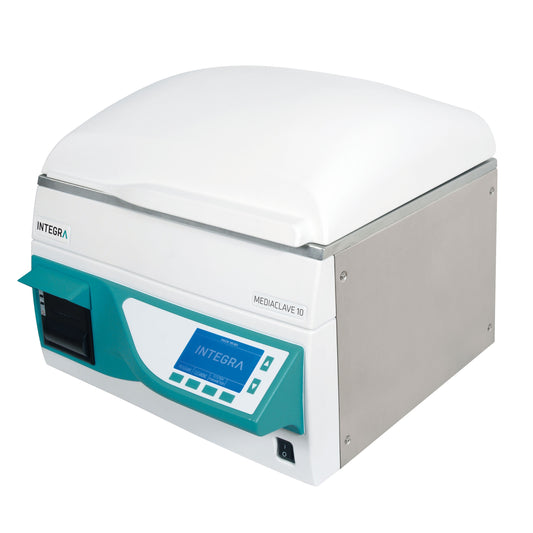 MEDIACLAVE 10 - 10L Media Preparator; Includes Cuvette, Lid Seal, Magnetic Stirrer, Decanting Tubing, Fitting For Dispensing Tubing