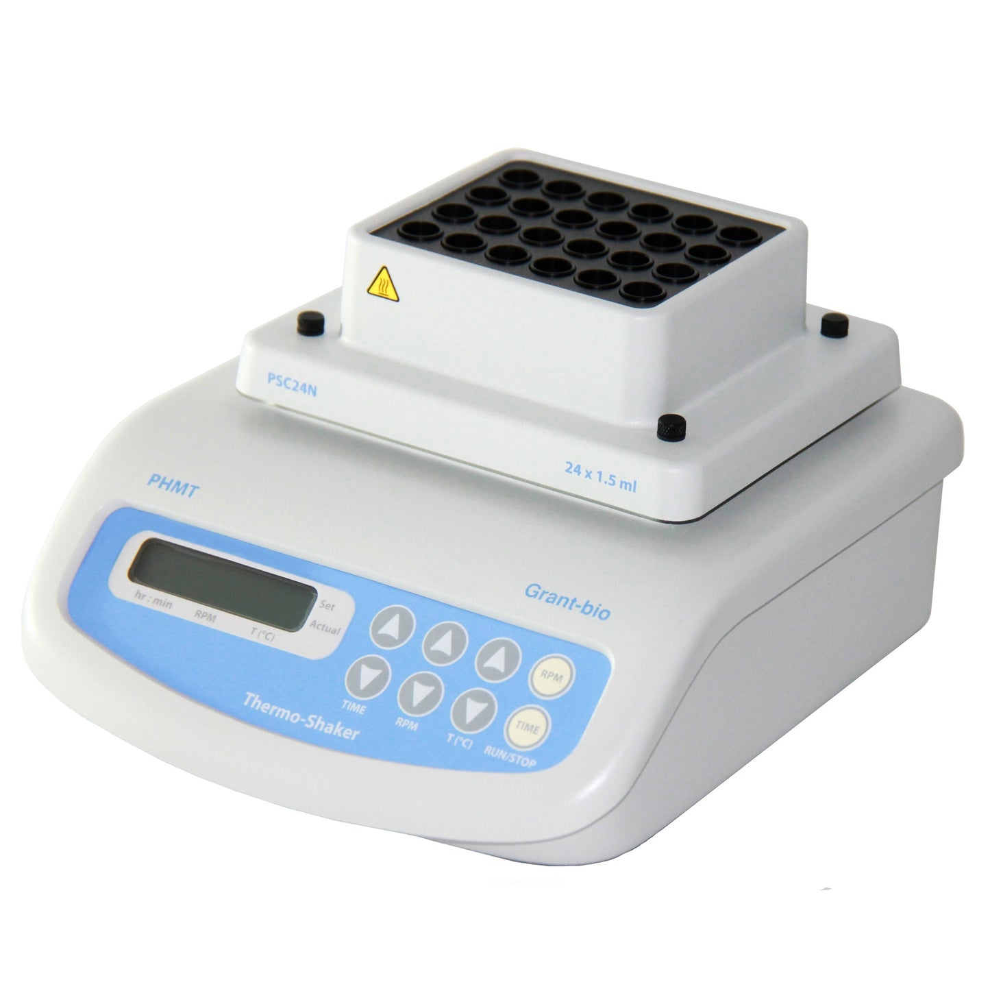 PHMT Thermoshaker heating for microtubes and pcr plates, 250 - 1400 rpm supplied without a block