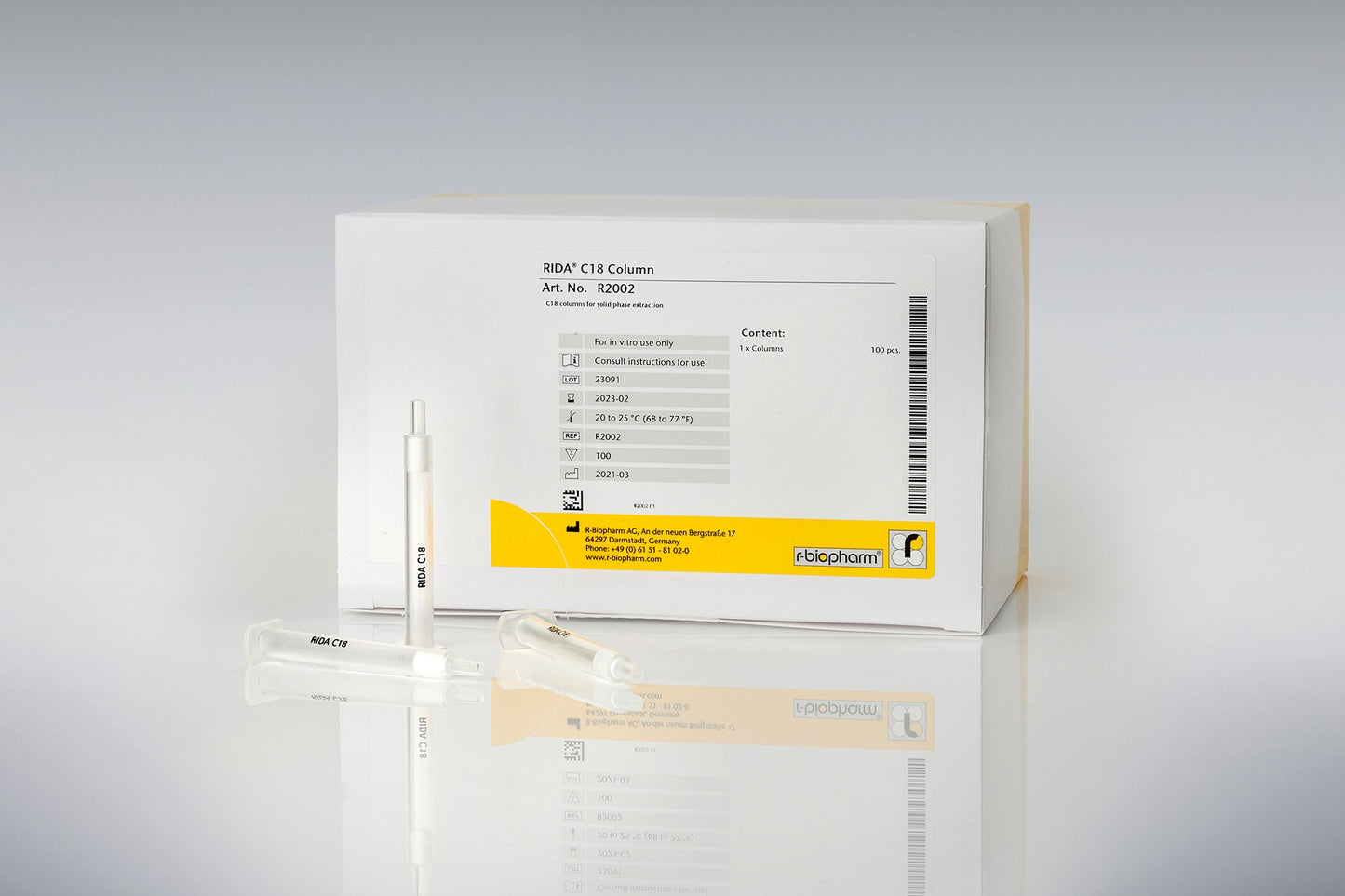 RIDA® C18 column