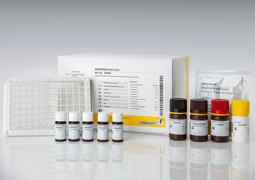 RIDASCREEN®FAST DON - microtiter plate with 96 wells (12 strips with 8 removable wells each)