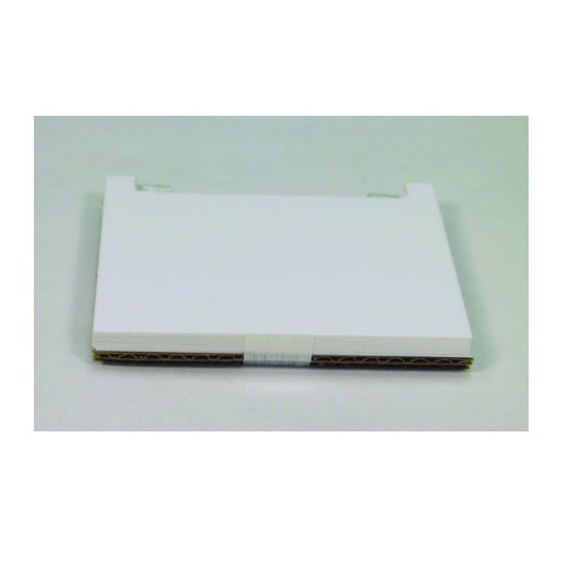 Alumina plate, notched, 10 x 8cm