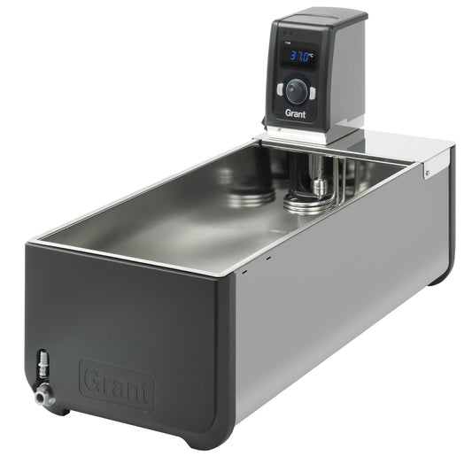 Water Bath, Heated Circulating T-100-ST38, 38L Stainless Steel Tank & Immersion Thermostat, 0°C To 100°C
