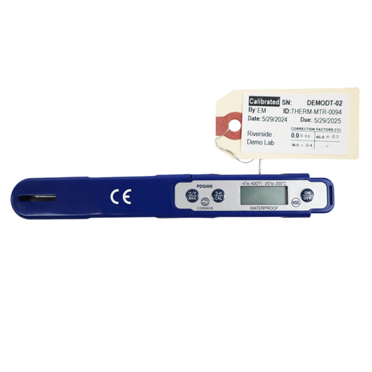 Digital Thermometer, waterproof with certificate, -20-200C