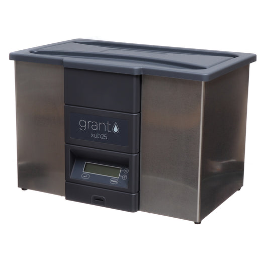 Ultrasonic Bath XUB, Digital, 25L, Ambient +5 To 70°C, Includes Lid, S/S Basket, SD Card, Drain Tubing And 1 Bottle Of M2 Solution