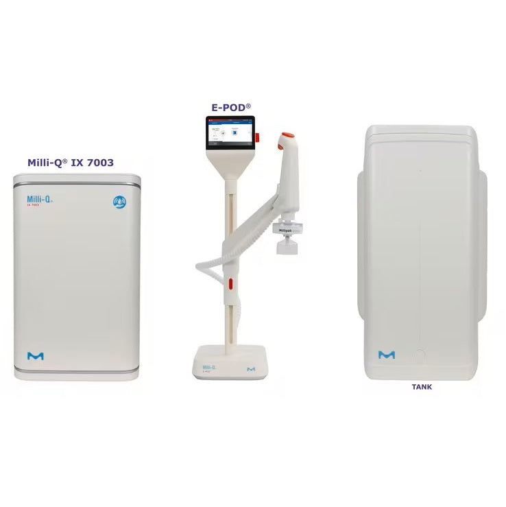 Milli-Q® IX Pure Water System with E-POD® Dispenser