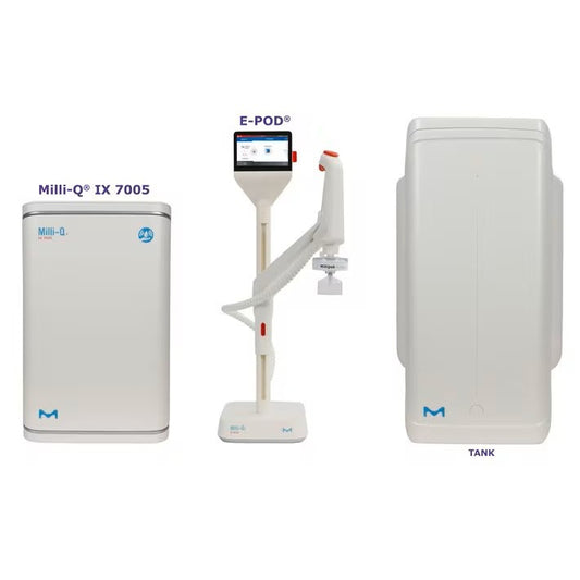 Milli-Q® IX Pure Water System with E-POD® Dispenser