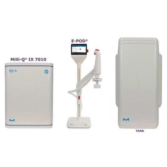 Milli-Q® IX Pure Water System with E-POD® Dispenser