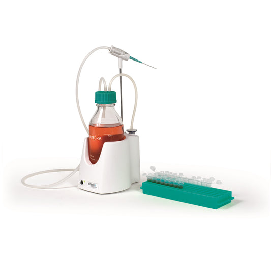 VACUSIP Aspiration System With 500ml Collection Bottle And Hand Operator; Includes 1- And 8 Channel Stainless Steel Tips And 1-Channel Adapter For Disposable Tips, Silicone Tubing, Filter